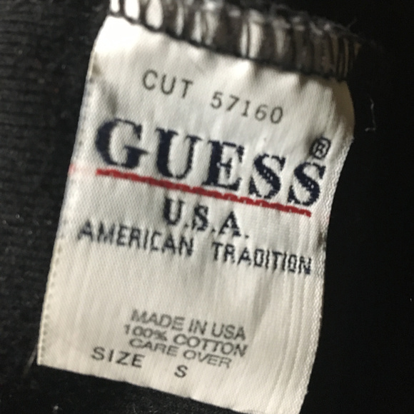 **DONATED**Guess Jeans Black Long Sleeve Top - Picture 5 of 5
